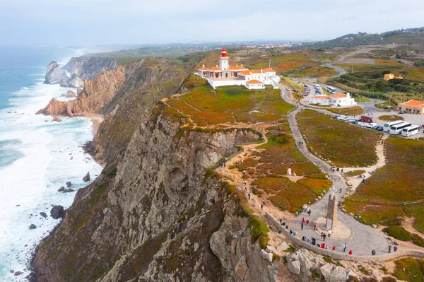 Portekiz Cabo da Roca deniz feneri.