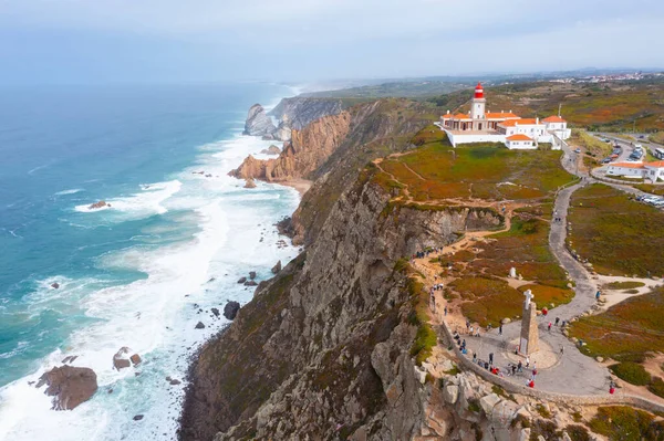 Portekiz Cabo da Roca deniz feneri.