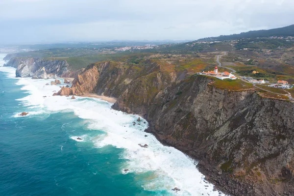 Portekiz Cabo da Roca deniz feneri.