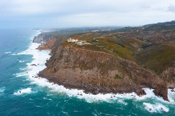 Portekiz Cabo da Roca deniz feneri.