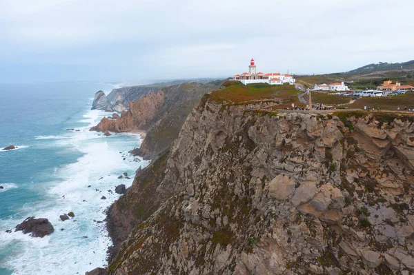 Portekiz Cabo da Roca deniz feneri.