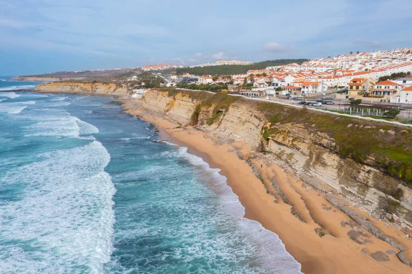 Sao Sebastiao Plajı Ericeira, Portekiz.