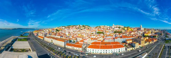 Aerial View Alfama District Lisbon Portugal — Stock Photo, Image
