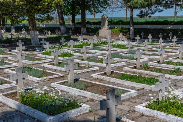 Cementerio Militar Tutrakan Bulgaria — Foto de Stock