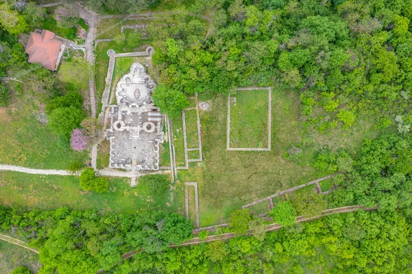 Ruines Une Église Ronde Veliki Preslav Bulgarie — Photo