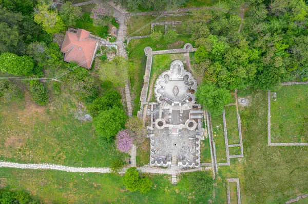 Ruinas Una Iglesia Redonda Veliki Preslav Bulgaria —  Fotos de Stock