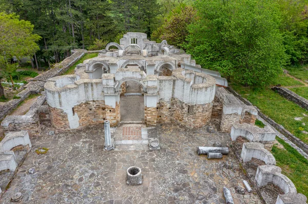 Ruinas Una Iglesia Redonda Veliki Preslav Bulgaria —  Fotos de Stock