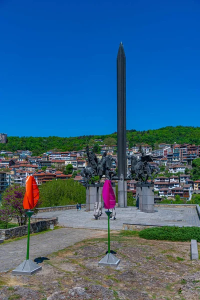 Monument Van Asenevtsi Veliko Tarnovo Bulgarije — Stockfoto