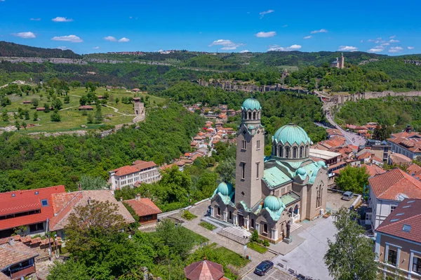Panorama Veliko Tarnovo Bulgaria — Foto de Stock