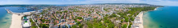 Aerial View Bulgarian City Varn — стоковое фото