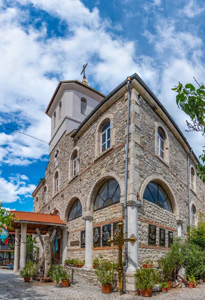 Iglesia Dormición Theotokos Nessebar Bulgari — Foto de Stock