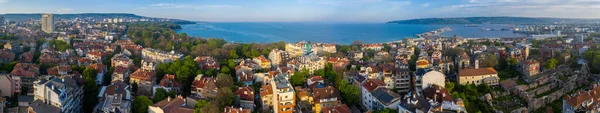 Aerial View Bulgarian City Varna — стоковое фото