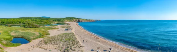 Luftaufnahme Vom Strand Veleka Bulgari — Stockfoto