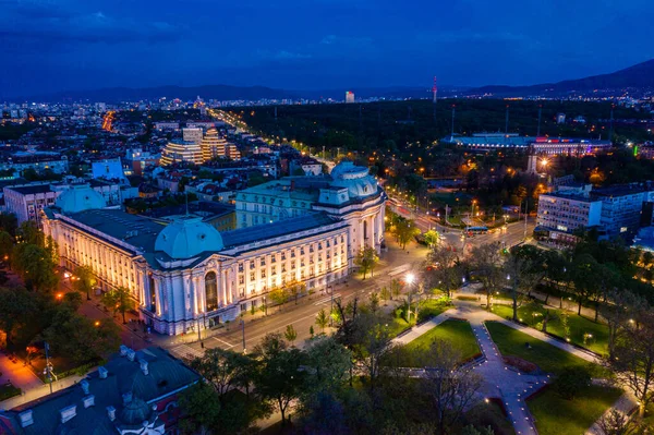 Вид Повітря Університет Клімента Орідскі Софії Болгарія — стокове фото