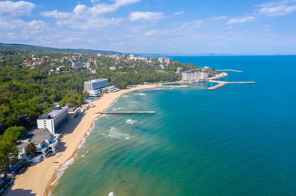 Παραλία Αγίου Κωνσταντίνου Και Έλενας Κοντά Στη Βάρνα Βουλγαρία — Φωτογραφία Αρχείου