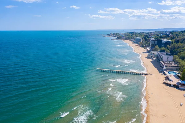 Strand Saint Konstantine Elena Közelében Várna Bulgária — Stock Fotó