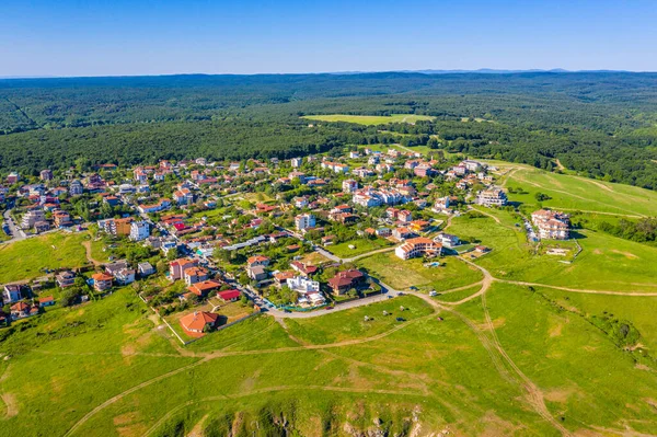 Bulgaristan 'daki Sinemorets köyünün hava manzarası