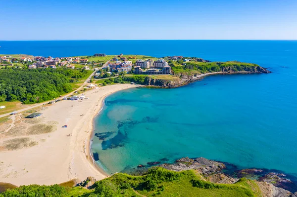 Bulgaristan 'daki Butamyata plajının hava manzarası