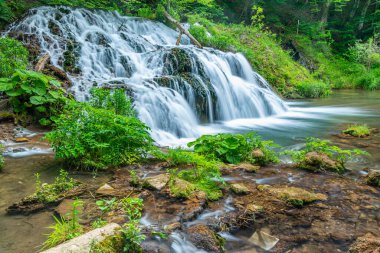 Bulgaristan 'ın Strandzha dağlarında Dokuzak şelalesi
