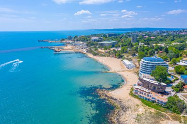 Bulgaristan 'ın Varna kenti yakınlarındaki Saint Konstantine ve Elena plajında