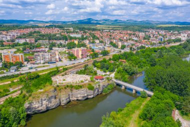 Bulgar kenti Mezdra 'daki Arkeoloji Kompleksi Kalesi