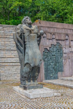 Samouil 'in Bulgaristan' daki kalesinin manzarası