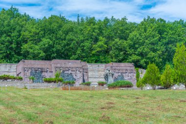 Samouil 'in Bulgaristan' daki kalesinin manzarası
