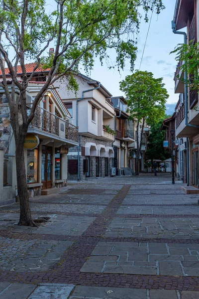 Rua Tradicional Cidade Velha Sozopol Bulgária — Fotografia de Stock