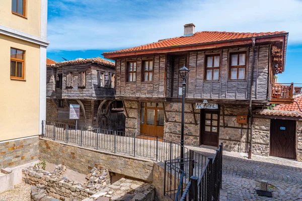 Traditionell Gata Gamla Stan Sozopol Bulgarien — Stockfoto