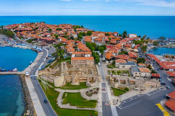 Aerial View Bulgarian Town Nessebar — Stock Photo, Image