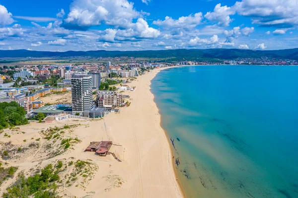 Aerial View Sunny Beach Popular Holiday Resort Bulgaria — Stock Photo, Image