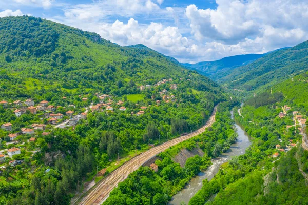 Ville Lakatnik Gorge Rivière Iskar Bulgarie — Photo