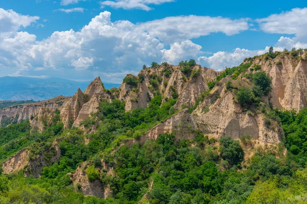 Bulgar Melnik Kasabası Yakınlarındaki Kum Piramitleri — Stok fotoğraf