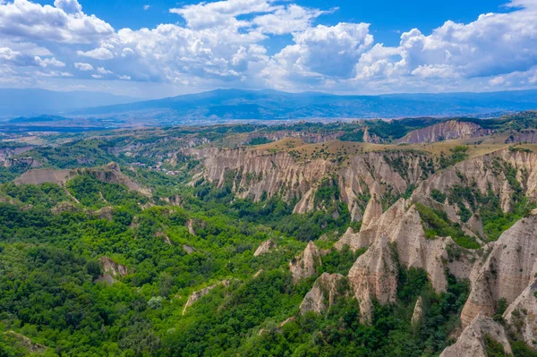 Bulgar Melnik Kasabası Yakınlarındaki Kum Piramitleri — Stok fotoğraf