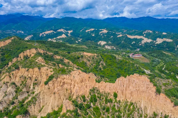 Bulgar Melnik Kasabası Yakınlarındaki Kum Piramitleri — Stok fotoğraf