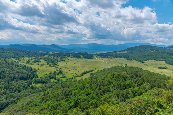 ブルガリアのVelingrad 近くの風景の空中ビュー — ストック写真