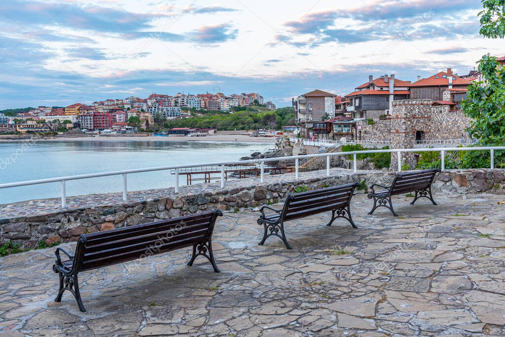 Seaside view of the Bulgarian town Sozopol
