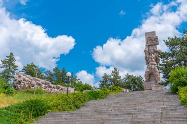 Bulgaristan 'ın Panagyurishte kentindeki Ulusal Anma Kompleksi Apriltsi