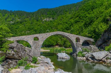 Bulgaristan 'da Arda Nehri üzerindeki Şeytan Köprüsü
