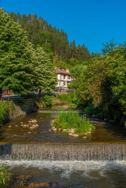 Bulgaristan 'ın Shiroka Laka köyünden akan nehir.