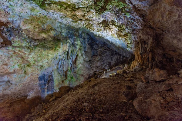 Interior Caverna Snezhanka Bulgária — Fotografia de Stock