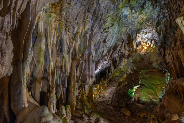 Wnętrze Jaskini Snezhanka Bułgarii — Zdjęcie stockowe
