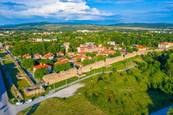 Aerial View Bulgarian Town Hisarya — Stock Photo, Image