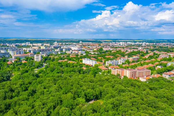 Aerial View Bulgarian Town Dimitrovgrad — 스톡 사진