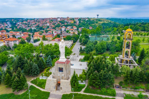 Monument Holy Mother God Haskovo Bulgaria — Stock Photo, Image
