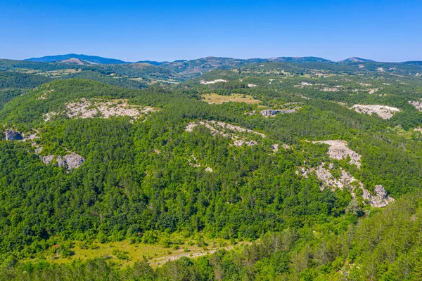 Paisaje Montaña Rhodopes Oriental Bulgaria Cerca Ciudad Kardzhali — Foto de Stock