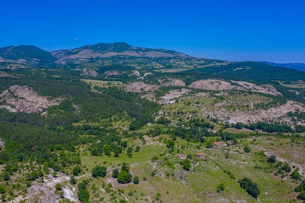 Landschap Van Oost Rhodopes Berg Bulgarije Buurt Van Kardzhali Stad — Stockfoto