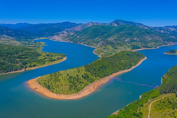 Los Meandros Del Río Arda Cerca Aldea Ribartsi Bulgaria —  Fotos de Stock