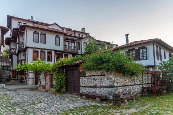 Edifícios Históricos Complexo Etnográfico Zlatograd Bulgária — Fotografia de Stock