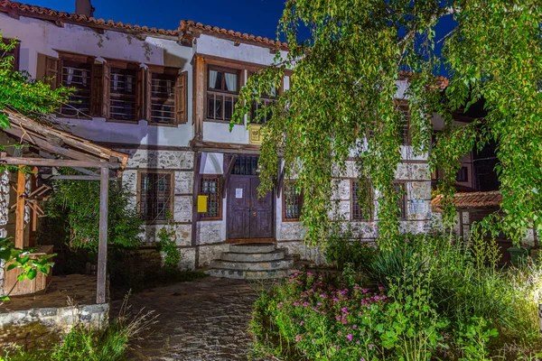 Bulgaristan 'ın Zlatograd kentindeki Etnoğrafya kompleksindeki tarihi binalar
